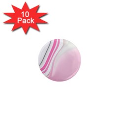 Modern Pink 1  Mini Magnet (10 Pack)  by Sparkle