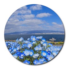 Floral Nature Round Mousepads by Sparkle