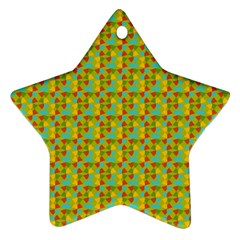 Lemon And Yellow Star Ornament (two Sides) by Sparkle