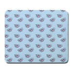 Zodiac Bat Pink Blue Large Mousepads