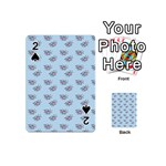 Zodiac Bat Pink Blue Playing Cards 54 Designs (Mini)