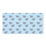 Zodiac Bat Pink Blue Satin Wrap