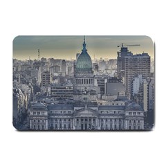 Buenos Aires Argentina Cityscape Aerial View Small Doormat  by dflcprintsclothing