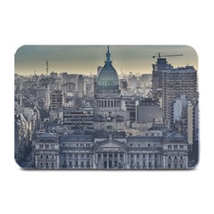 Buenos Aires Argentina Cityscape Aerial View Plate Mats by dflcprintsclothing