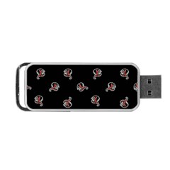 Ugly Monster Fish Motif Print Pattern Portable Usb Flash (two Sides) by dflcprintsclothing