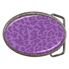 Purple Big Cat Pattern Belt Buckles by Angelandspot