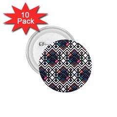 Boho Geometric 1 75  Buttons (10 Pack)