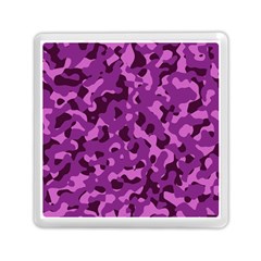 Dark Purple Camouflage Pattern Memory Card Reader (square) by SpinnyChairDesigns