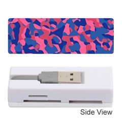 Blue And Pink Camouflage Pattern Memory Card Reader (stick) by SpinnyChairDesigns