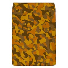 Brown And Orange Camouflage Removable Flap Cover (l) by SpinnyChairDesigns