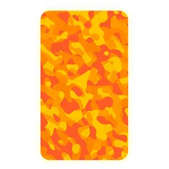 Orange And Yellow Camouflage Pattern Memory Card Reader (rectangular) by SpinnyChairDesigns