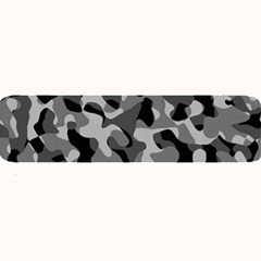 Grey And Black Camouflage Pattern Large Bar Mats by SpinnyChairDesigns