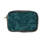 Dark Teal Butterfly Pattern Coin Purse