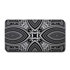 Black And White Intricate Pattern Medium Bar Mats by SpinnyChairDesigns
