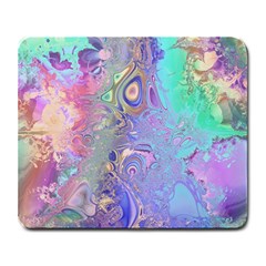 Pastel Marble Paint Swirl Pattern Large Mousepads by SpinnyChairDesigns