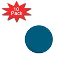 Mosaic Blue Pantone Solid Color 1  Mini Buttons (10 pack) 