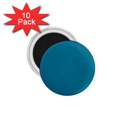 Mosaic Blue Pantone Solid Color 1 75  Magnets (10 Pack)  by FlagGallery