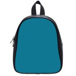 Mosaic Blue Pantone Solid Color School Bag (Small)