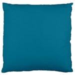 Mosaic Blue Pantone Solid Color Standard Flano Cushion Case (Two Sides)