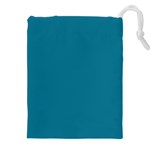 Mosaic Blue Pantone Solid Color Drawstring Pouch (5XL)