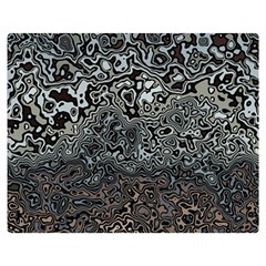 Urban Camouflage Black Grey Brown Double Sided Flano Blanket (medium)  by SpinnyChairDesigns