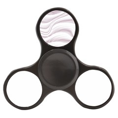 Pale Pink And White Swoosh Finger Spinner by SpinnyChairDesigns
