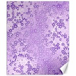 Purple Wildflowers Pattern Canvas 20  x 24  19.57 x23.15  Canvas - 1