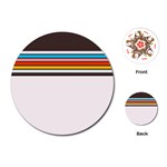 Vintage Stripes Playing Cards Single Design (Round) Front
