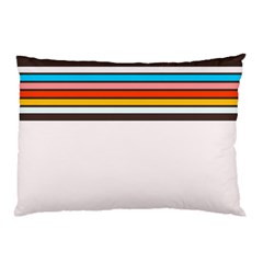 Vintage Stripes Pillow Case (two Sides) by tmsartbazaar