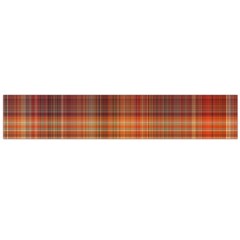Madras Plaid Fall Colors Large Flano Scarf  by SpinnyChairDesigns