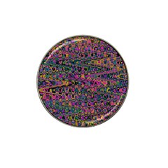 Colorful Bohemian Mosaic Pattern Hat Clip Ball Marker by SpinnyChairDesigns