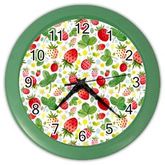 Huayi-vinyl-backdrops-for-photography-strawberry-wall-decoration-photo-backdrop-background-baby-show Color Wall Clock by Sobalvarro
