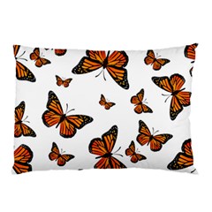 Monarch Butterflies Pillow Case (two Sides) by SpinnyChairDesigns