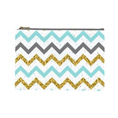 Chevron  Cosmetic Bag (large) by Sobalvarro