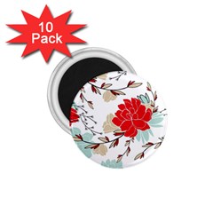 Floral Pattern  1 75  Magnets (10 Pack)  by Sobalvarro