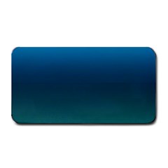 Blue Teal Green Gradient Ombre Colors Medium Bar Mats by SpinnyChairDesigns