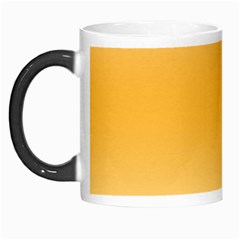 Saffron Yellow And Cream Gradient Ombre Color Morph Mugs by SpinnyChairDesigns