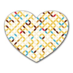 Tekstura-seamless-retro-pattern Heart Mousepads by Sobalvarro