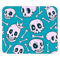 Skull Double Sided Flano Blanket (small)  by Sobalvarro