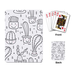 Cactus Playing Cards Single Design (rectangle) by Sobalvarro