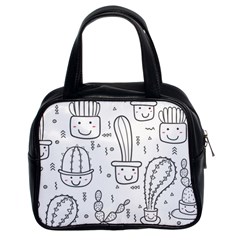 Cactus Classic Handbag (two Sides) by Sobalvarro