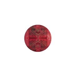 Indian Red Color Geometric Diamonds 1  Mini Buttons by SpinnyChairDesigns