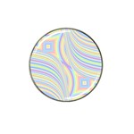 Pastel Color Stripes  Hat Clip Ball Marker (4 pack)