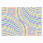 Pastel Color Stripes  Large Glasses Cloth