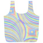 Pastel Color Stripes  Full Print Recycle Bag (XXL)