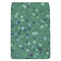 Green Color Polka Dots Pattern Removable Flap Cover (s) by SpinnyChairDesigns