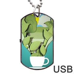 Illustrations Drink Dog Tag Usb Flash (two Sides)