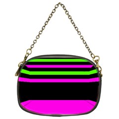 Disco Stripes Chain Purse (one Side) by tmsartbazaar