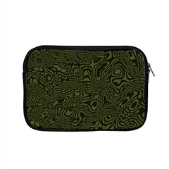 Army Green And Black Stripe Camo Apple Macbook Pro 15  Zipper Case by SpinnyChairDesigns