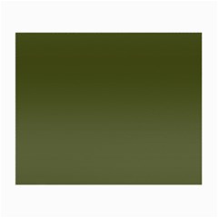 Army Green Color Ombre Small Glasses Cloth (2 Sides) by SpinnyChairDesigns